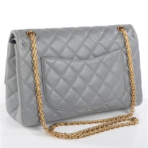 chanel reissue 226 grey|CHANEL Caviar Quilted 2.55 Reissue 226 Flap Grey.